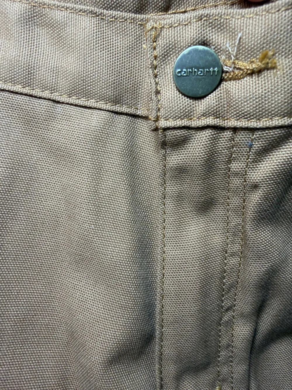 Carhartt Brown Chinos — Straight Fit Work Pants